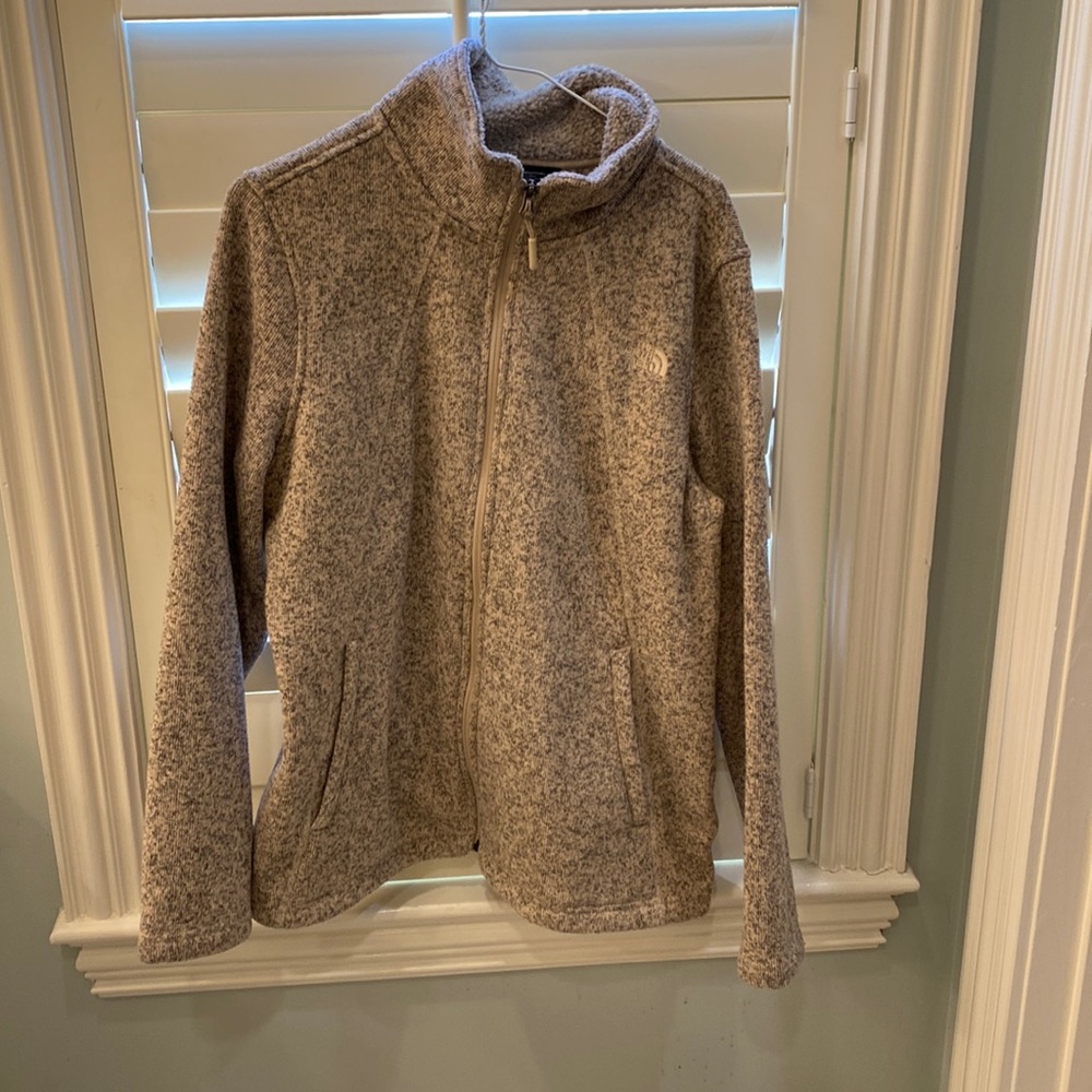 The North Face XL knitted zip up jacket